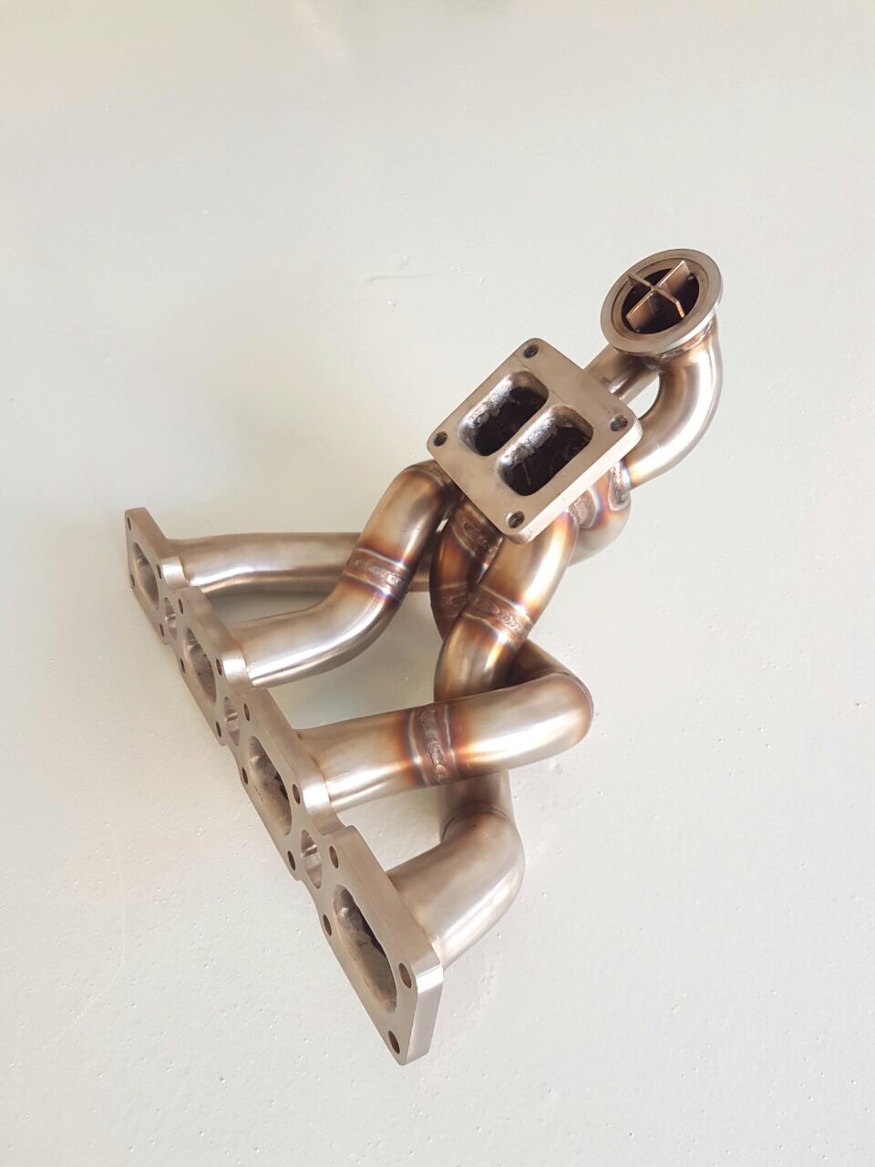 Cosworth T4 Twinscroll Tubular Manifold for External wastegate application - immagine 6