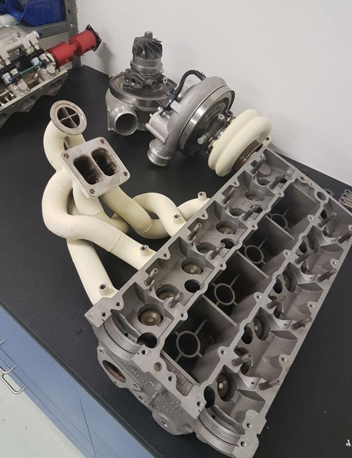 Cosworth T4 Twinscroll Tubular Manifold for External wastegate application - immagine 5